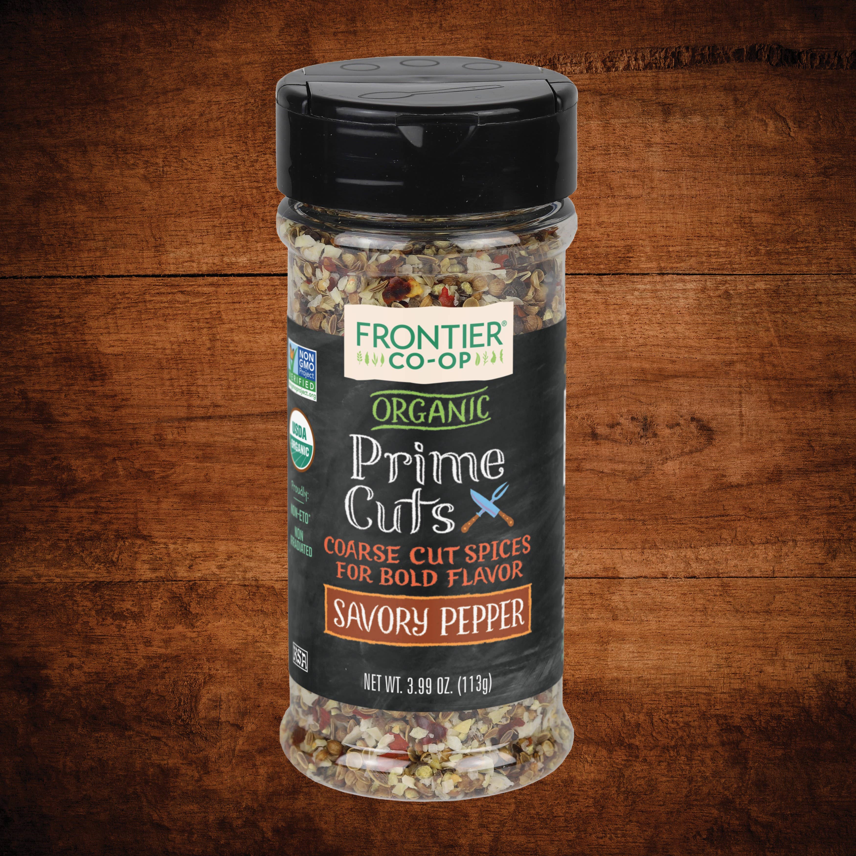 Prime Cuts, Savory Pepper, Certified Organic 3.99 Oz.