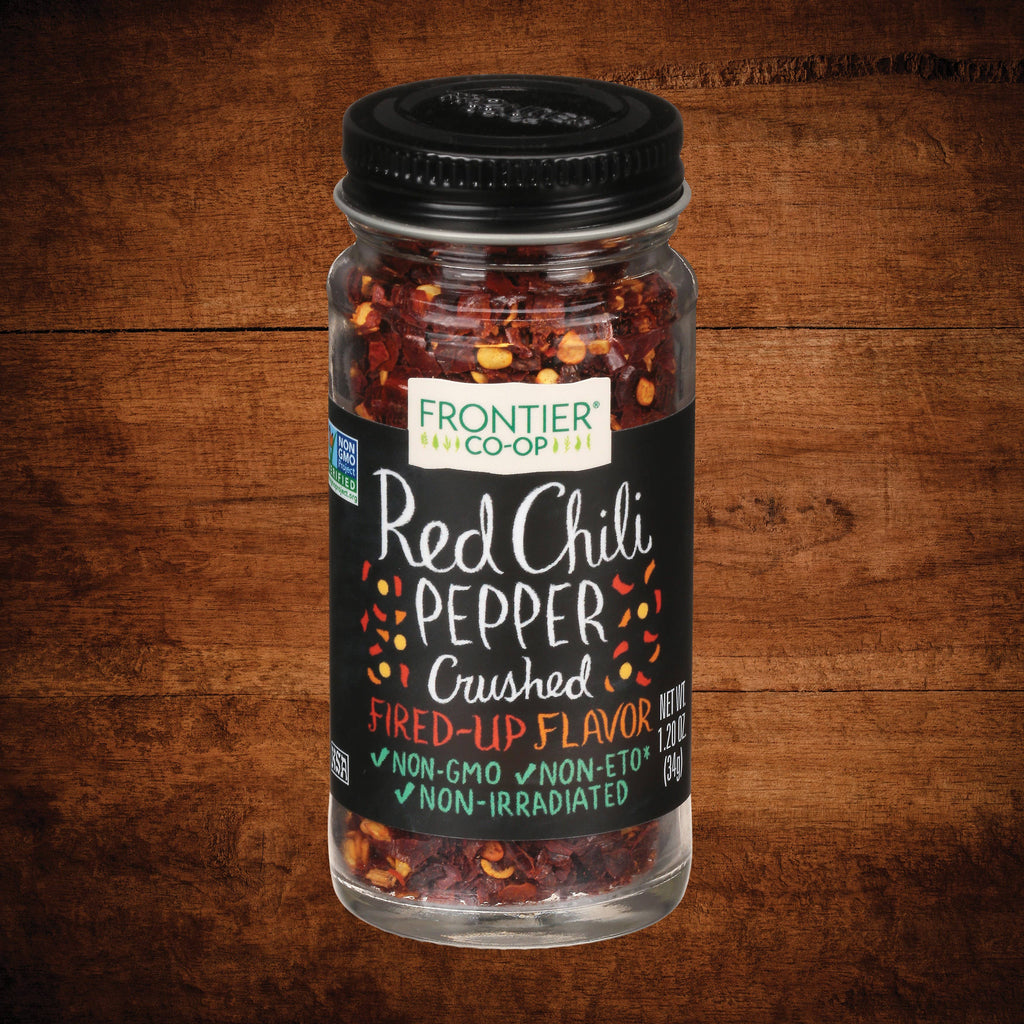 Red Chili Pepper, Crushed, 15K-30K Heat Units, 1.2 Oz