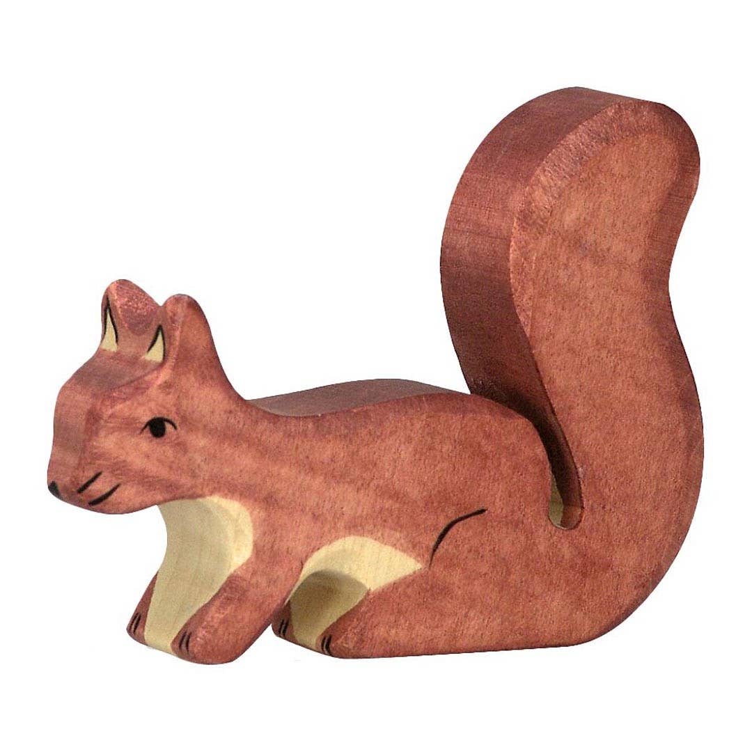 Squirrel, standing, brown