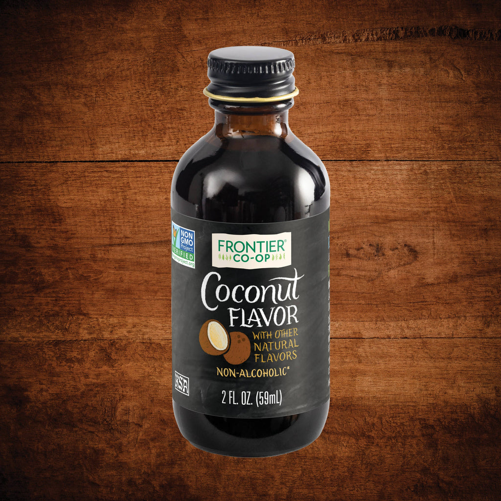 Coconut Flavor, Non-Alcoholic, Non-GMO, Kosher 2 Fl. Oz.