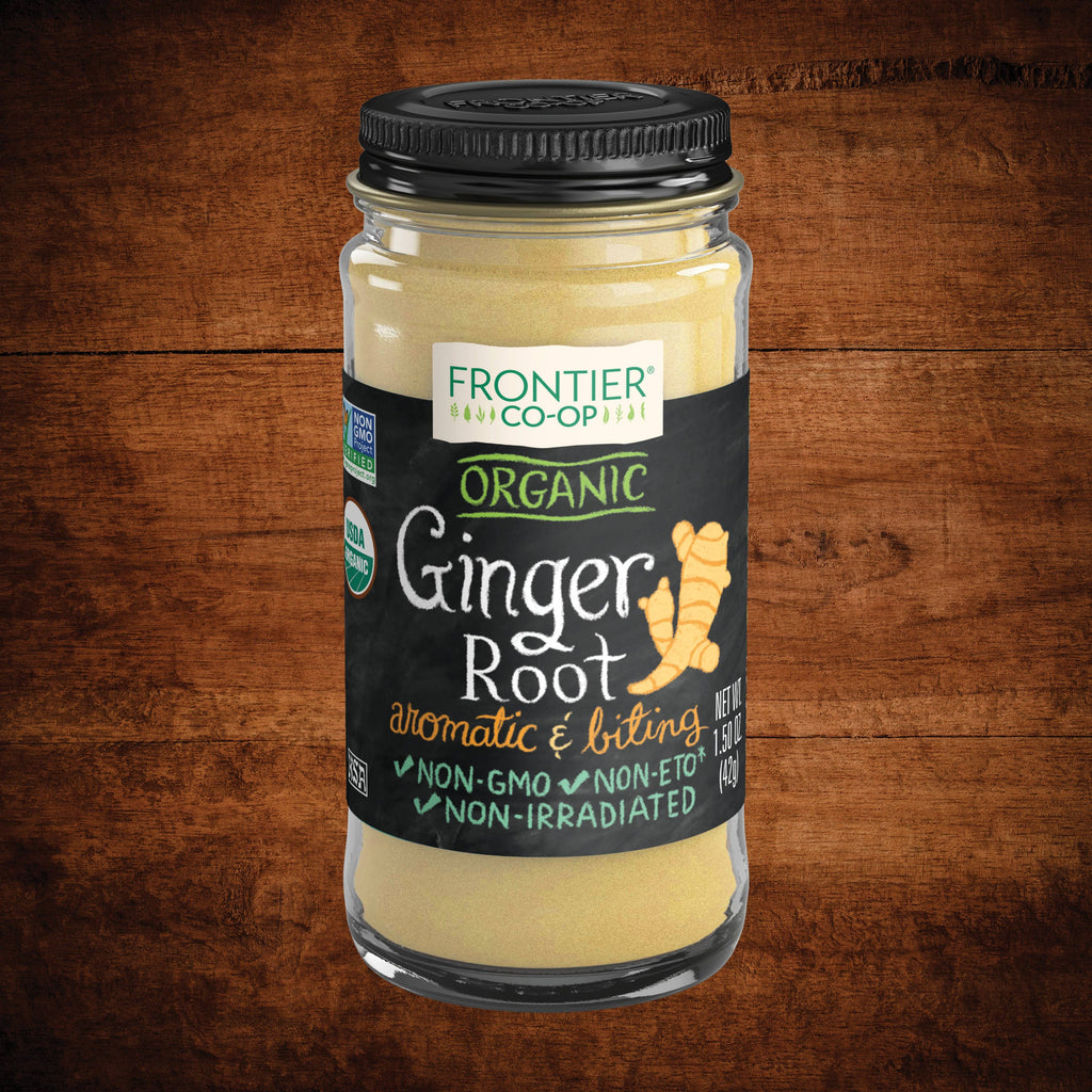 Organic Ground Ginger Root, Aromatic & Biting, Non GMO