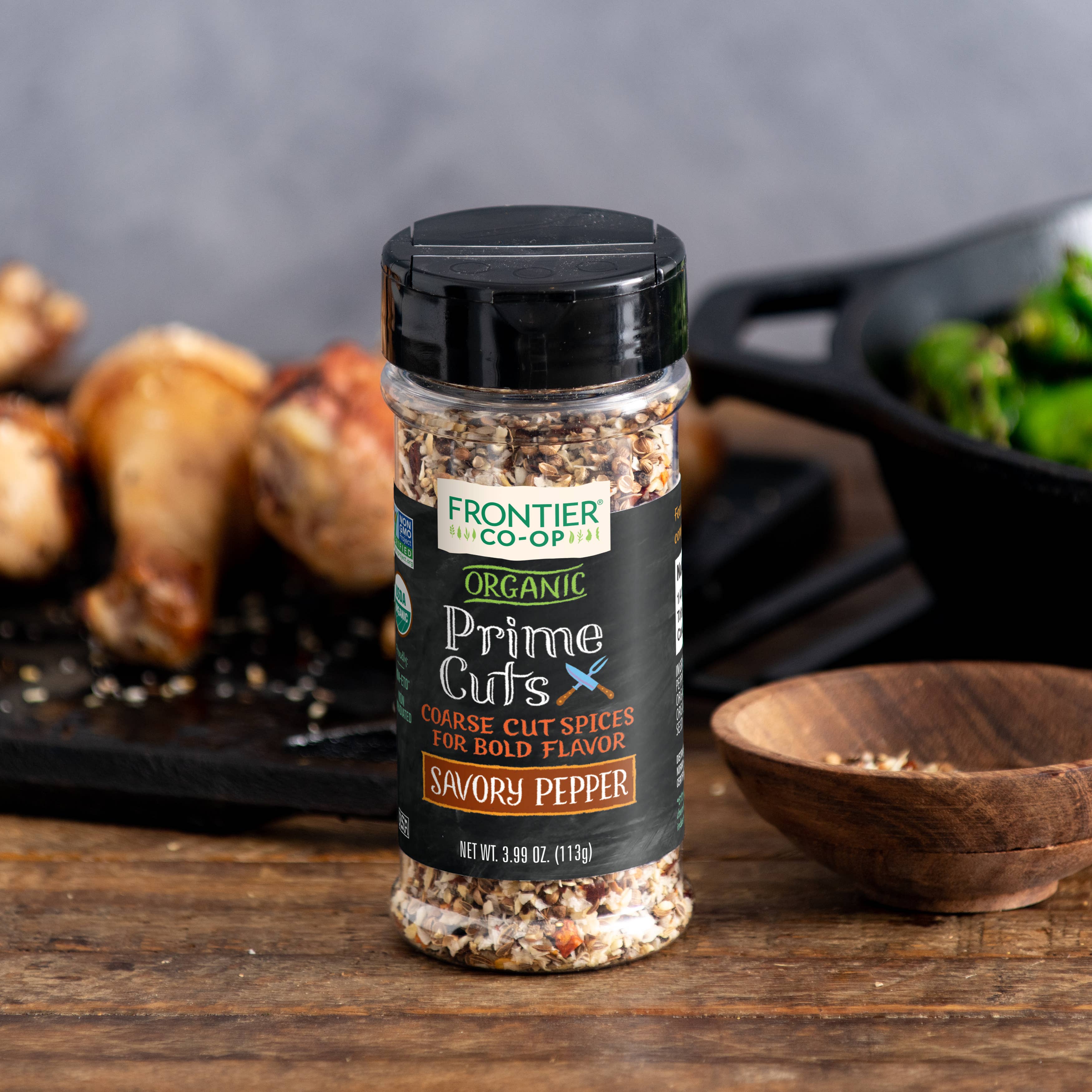 Prime Cuts, Savory Pepper, Certified Organic 3.99 Oz.