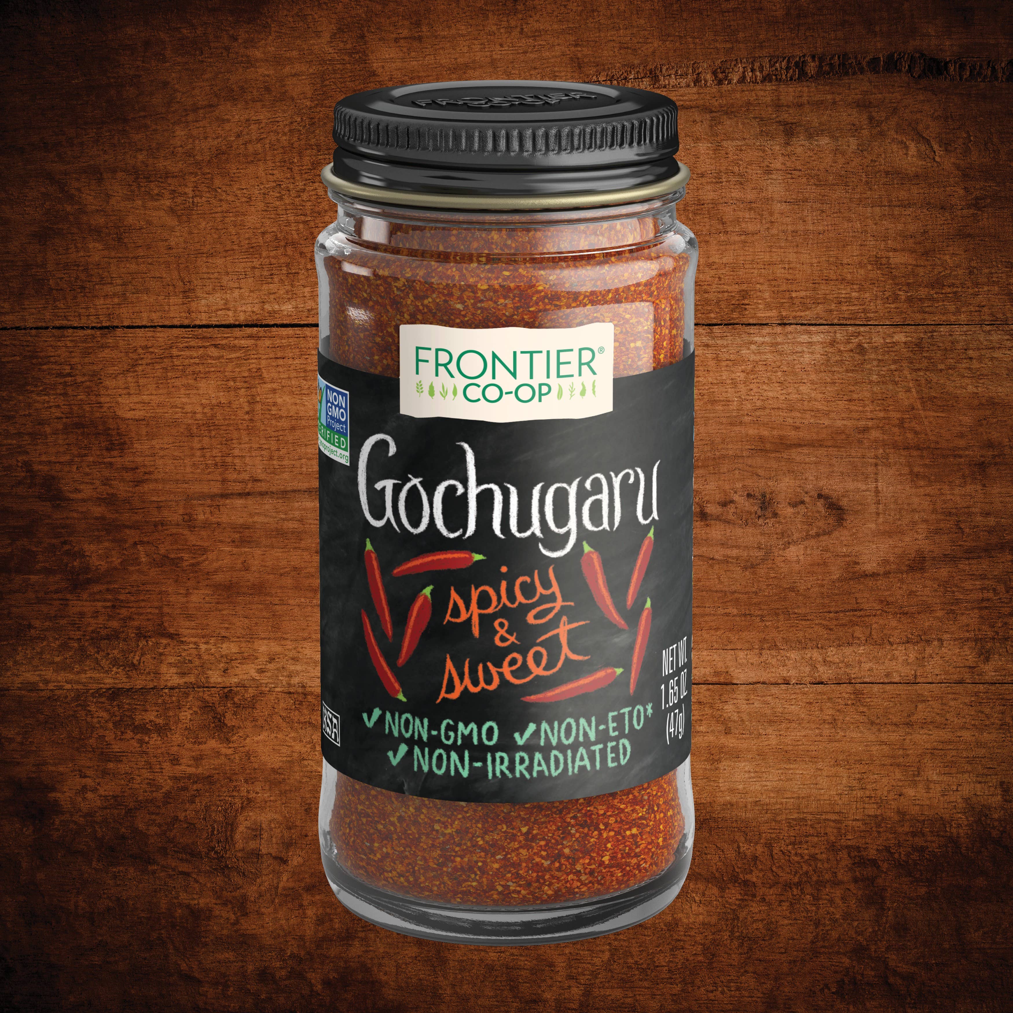 Sweet & Spicy Gochugaru, Kosher, 4K-8K Heat Units, 1.65 Oz