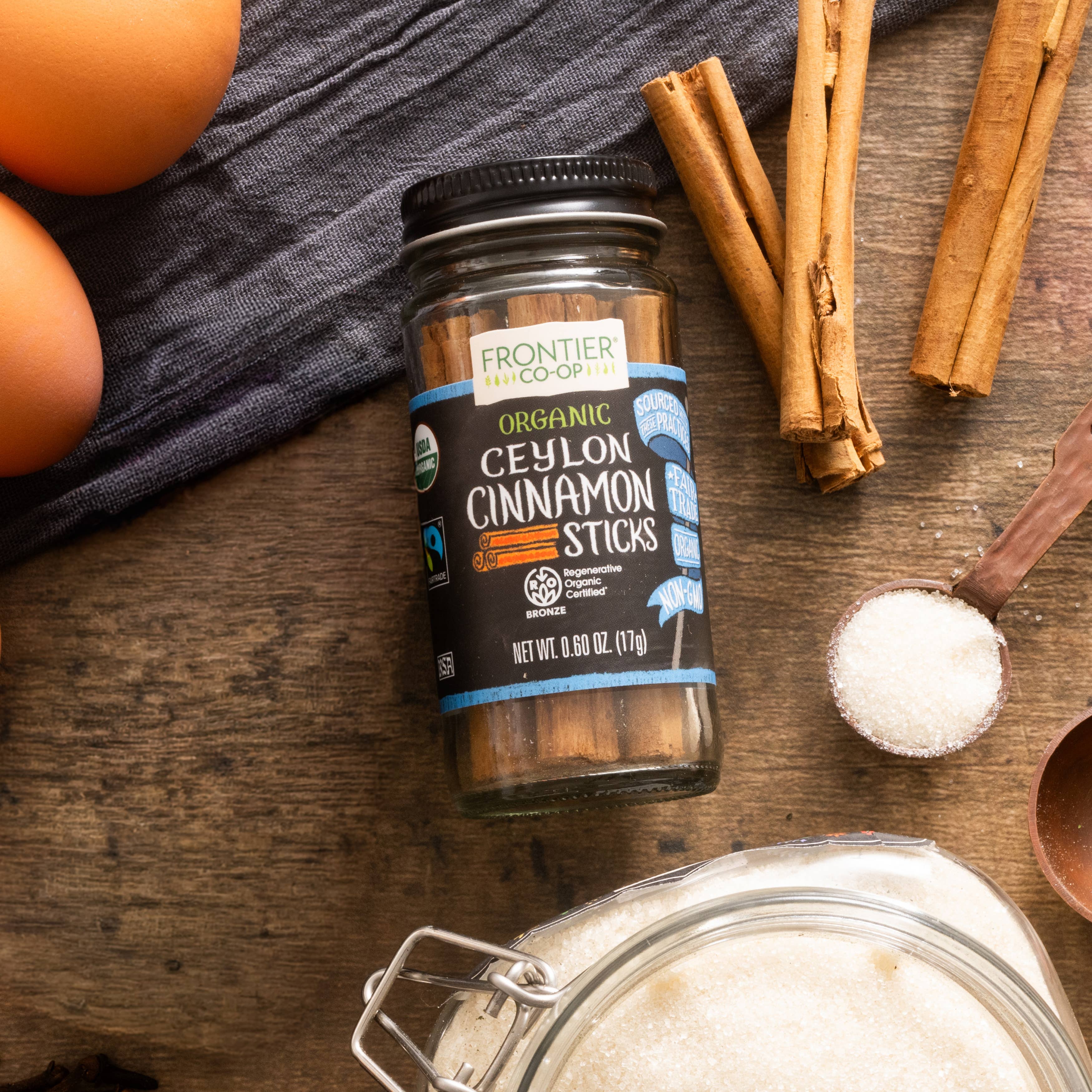 Regenerative Organic Certified® Ceylon Cinnamon Sticks