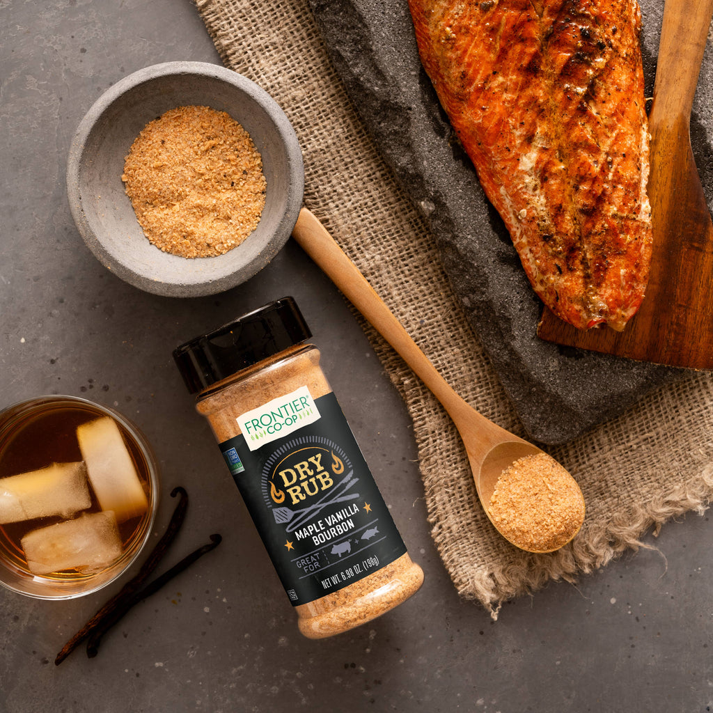 Maple Vanilla Bourbon Dry Rub Seasoning, Kosher, 6.98 Oz.