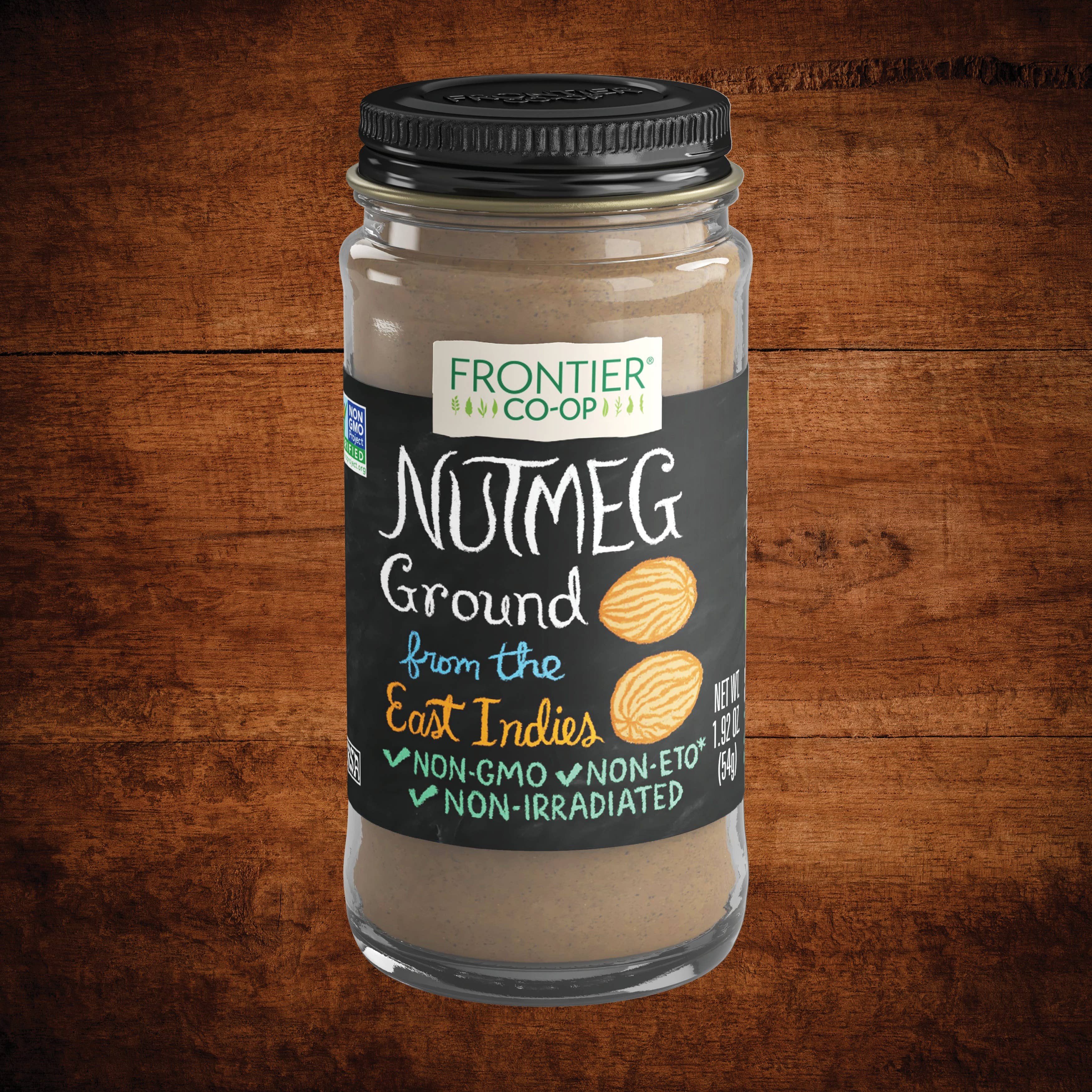 Ground Nutmeg From The East Indies, Kosher, Non ETO, 1.92 Oz