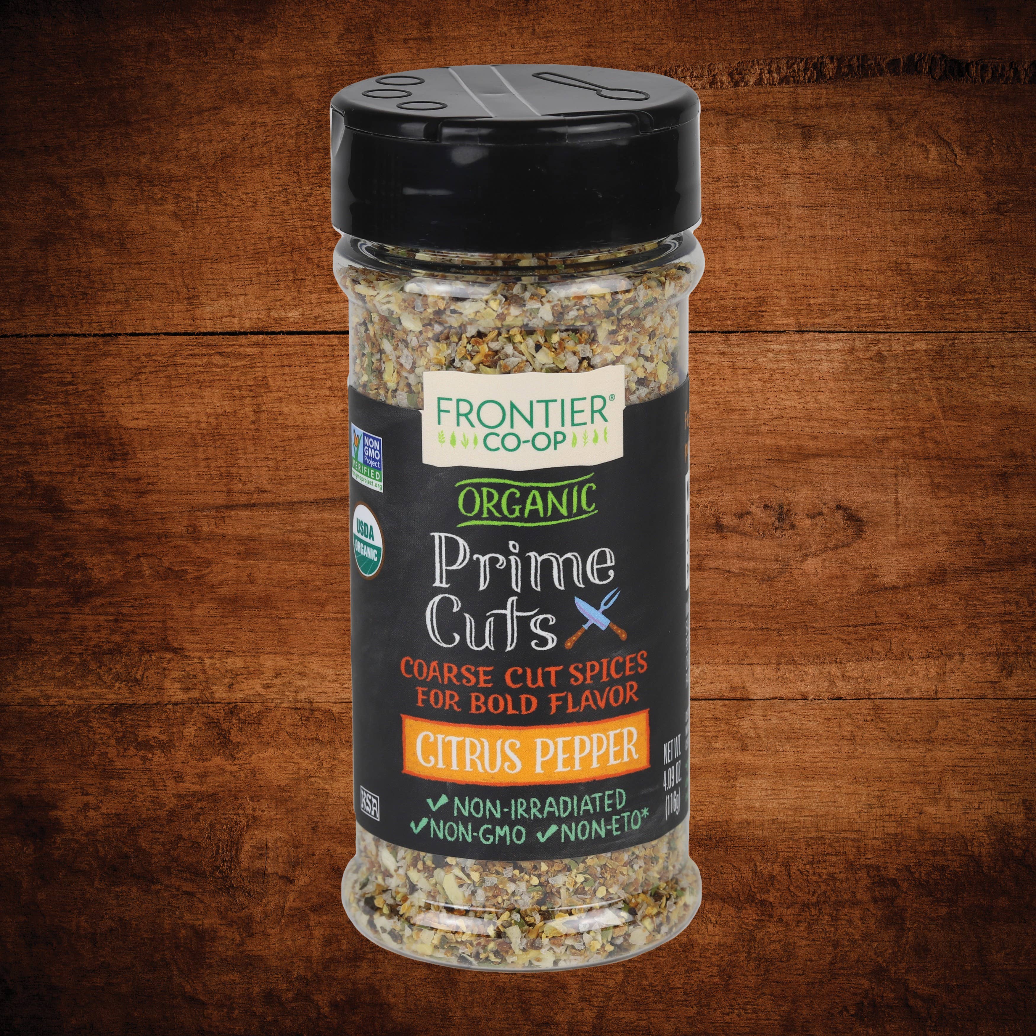 Prime Cuts, Citrus Pepper, Certified Organic 4.09 Oz.