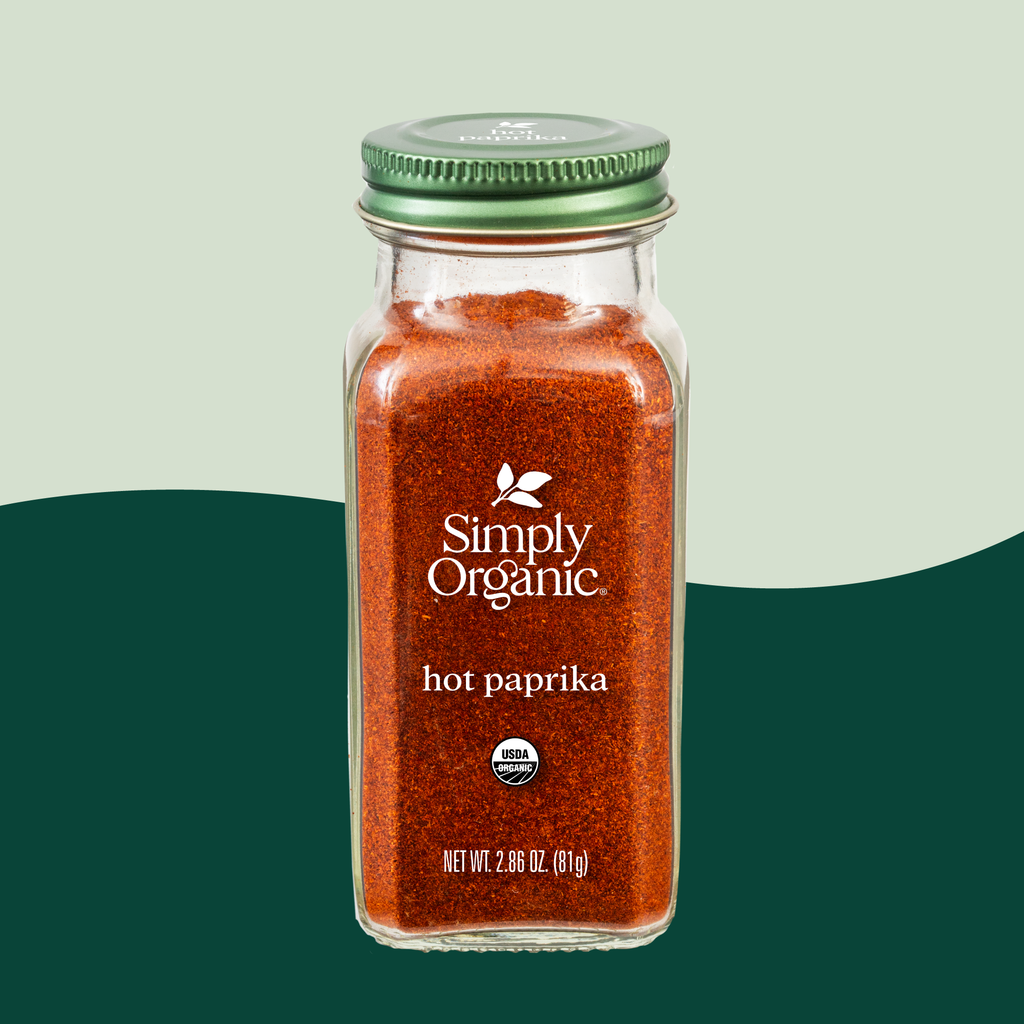 Hot Paprika, Certified Organic, Kosher, 2.86 Oz