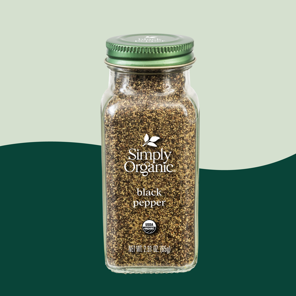 Black Pepper, Medium Grind, Certified Organic, 2.31 Oz
