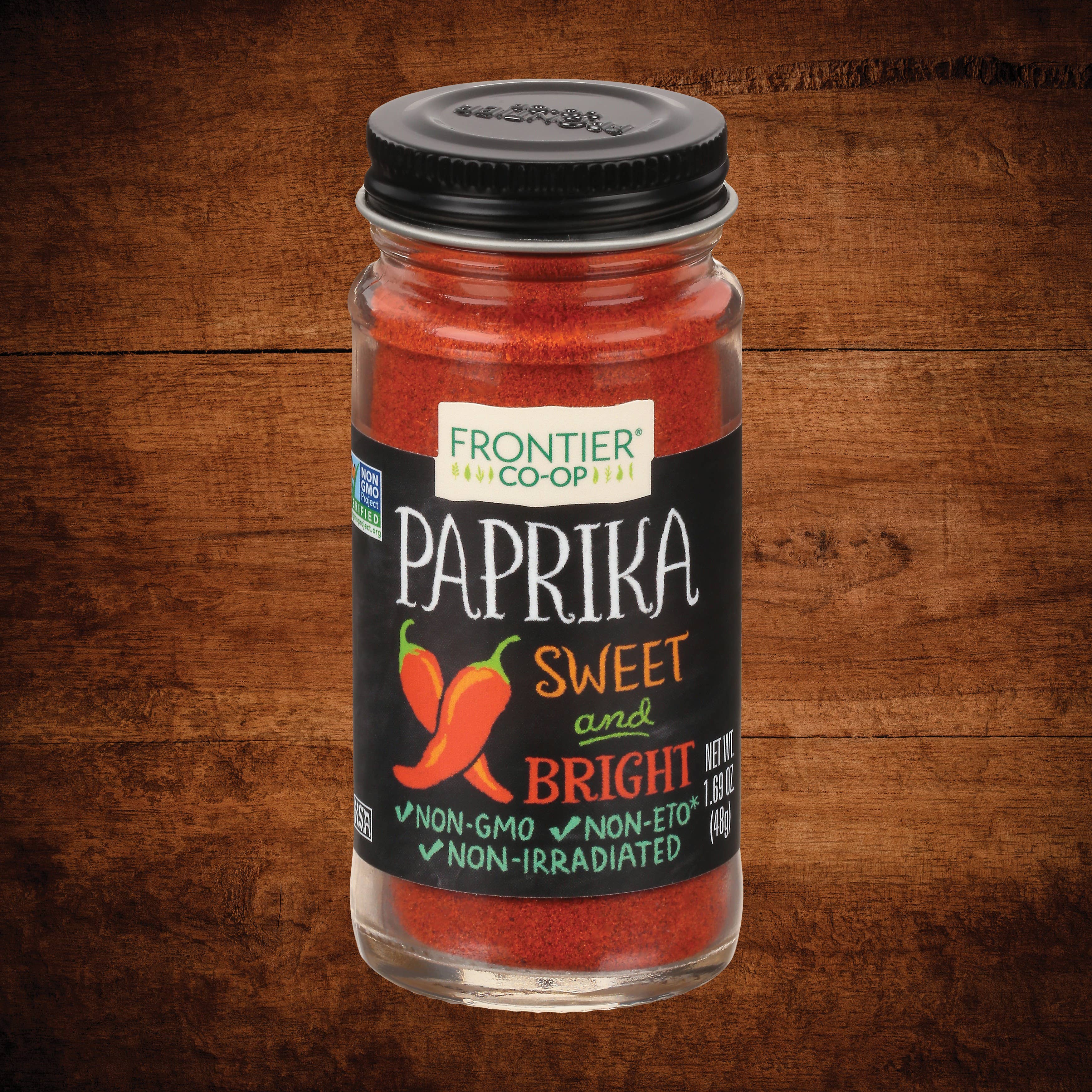 Sweet & Bright Paprika, Kosher, Non Irradiated, 1.69 Oz
