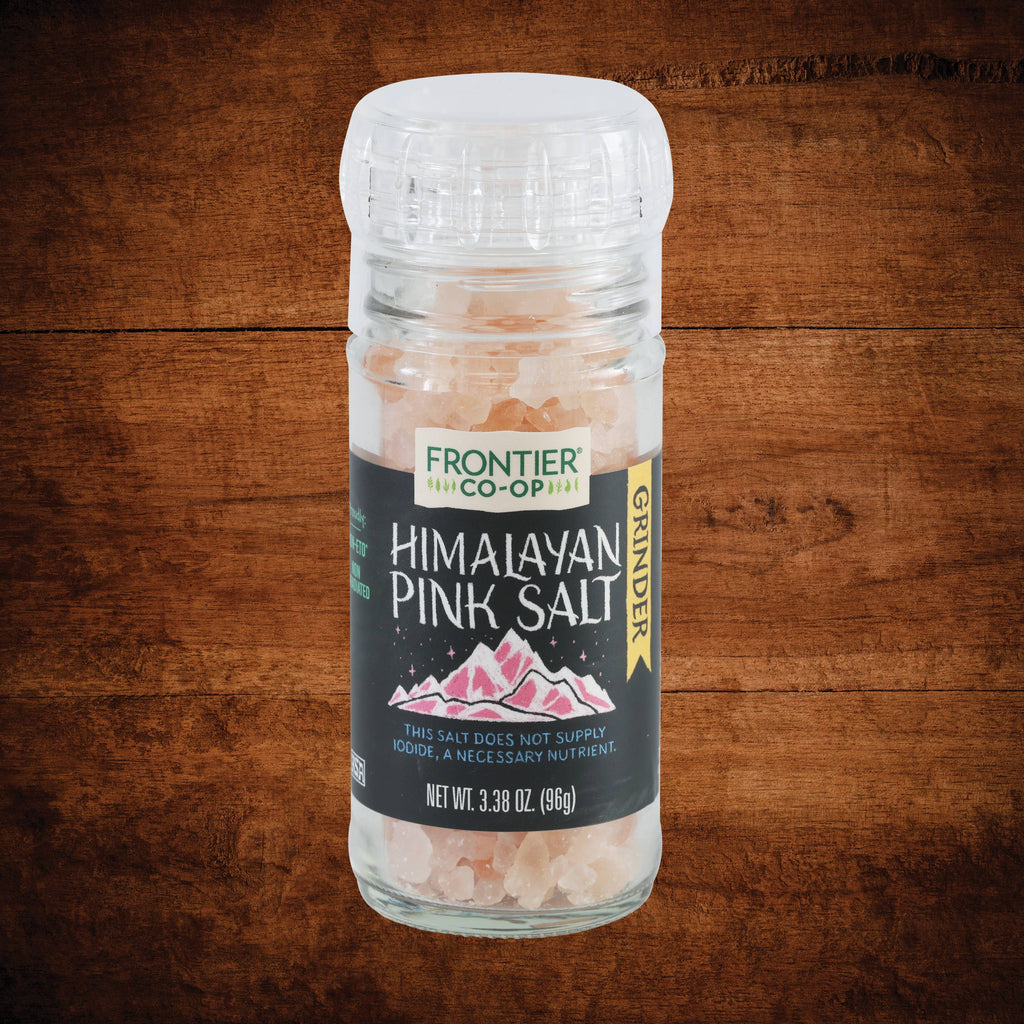Himalayan Pink Salt Grinder, Kosher, Non-ETO, 3.38 Oz.
