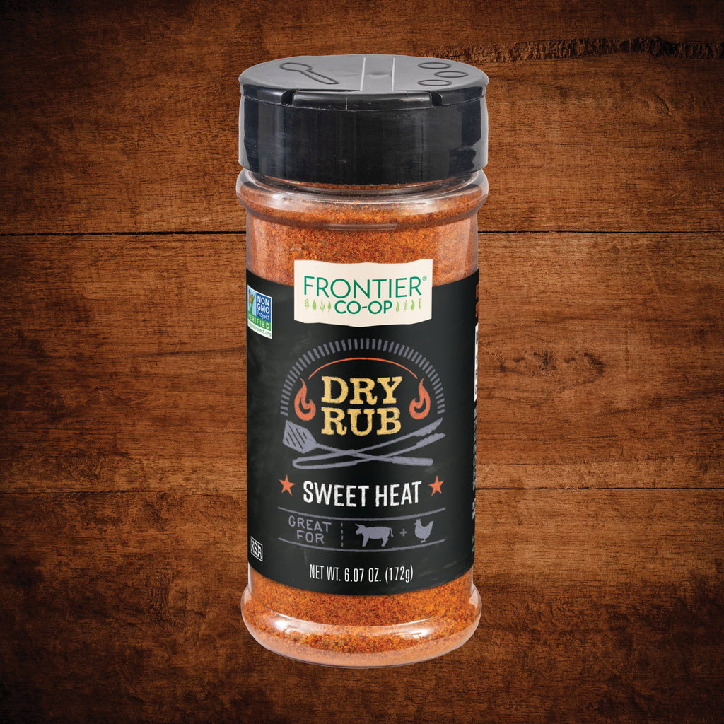 Sweet Heat Dry Rub Seasoning, Non-GMO, Kosher 6.07 Oz.