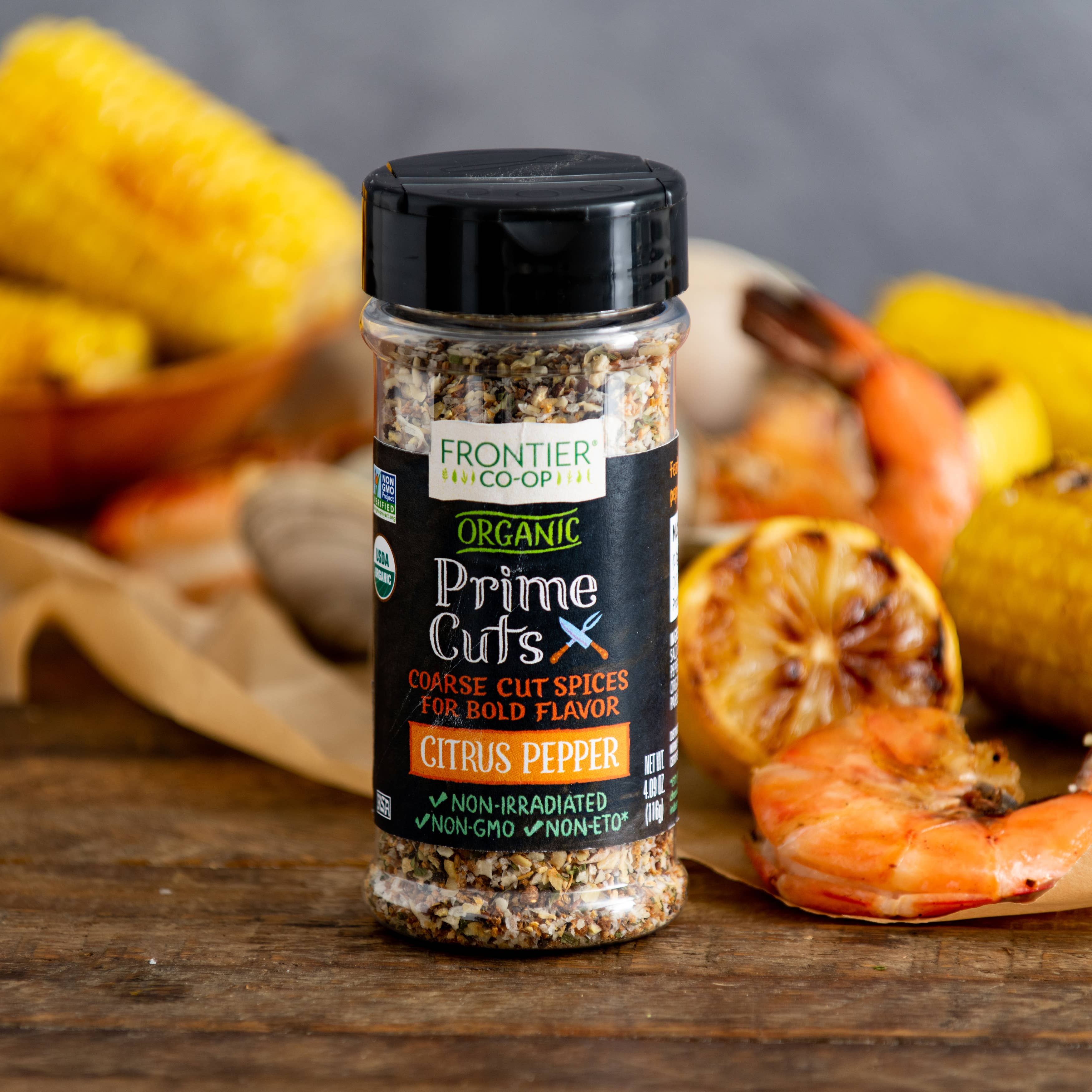 Prime Cuts, Citrus Pepper, Certified Organic 4.09 Oz.