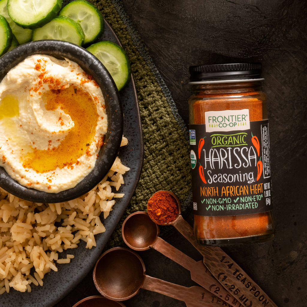 Harissa Seasoning, Certified Organic, Non-GMO, Kosher 1.9 Oz