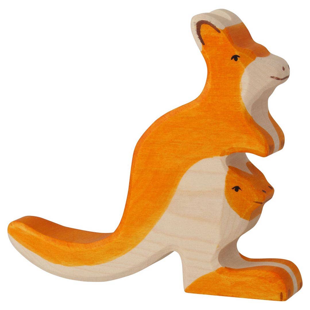 Kangaroo with young