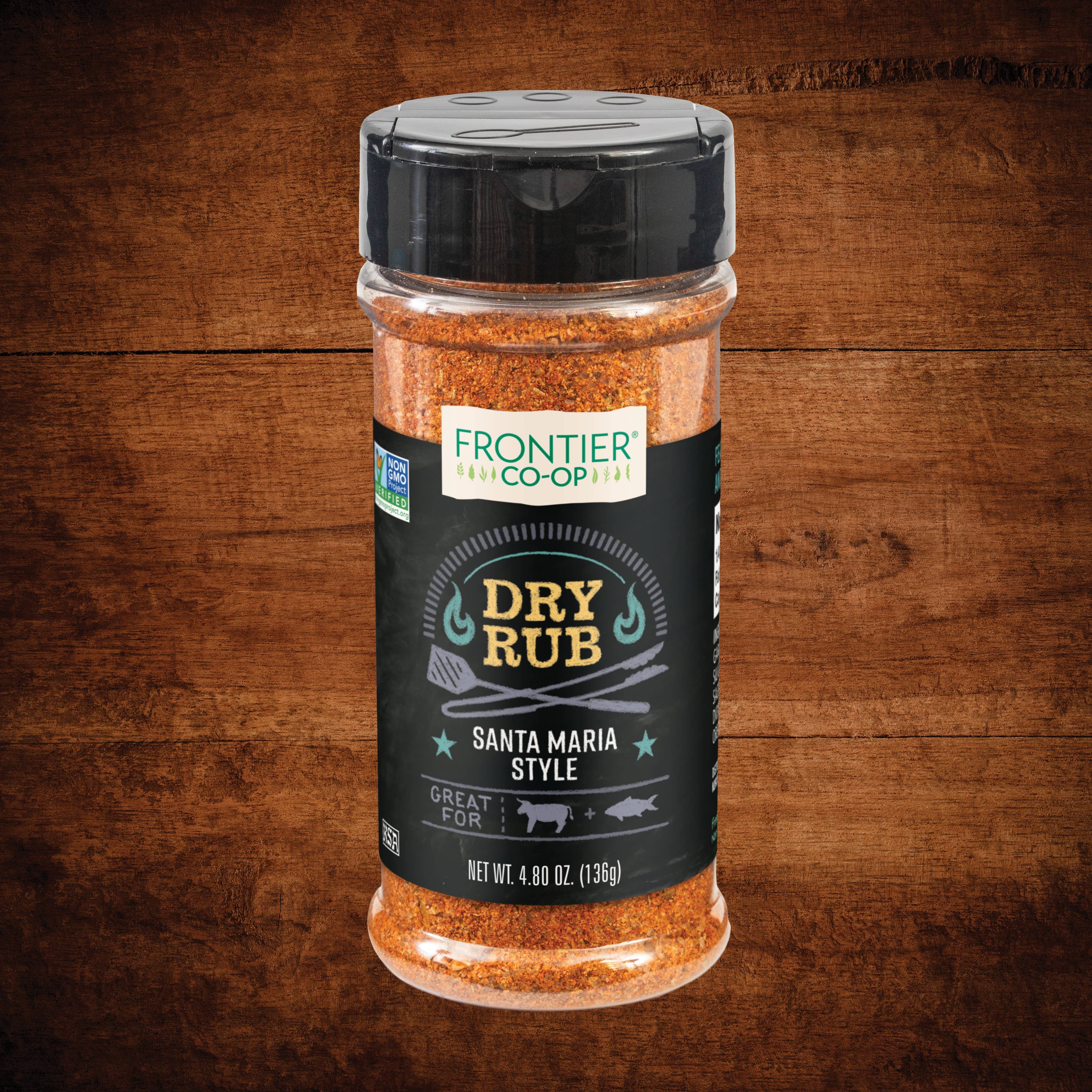 Santa Maria Style Dry Rub Seasoning, Non-GMO, Kosher 4.8 Oz
