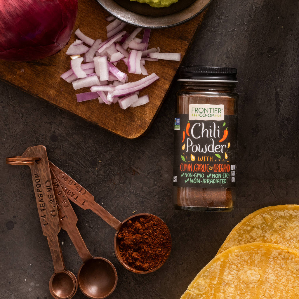 Chili Powder, Non-GMO, Salt Free, Non-ETO, Kosher 1.76 Oz.