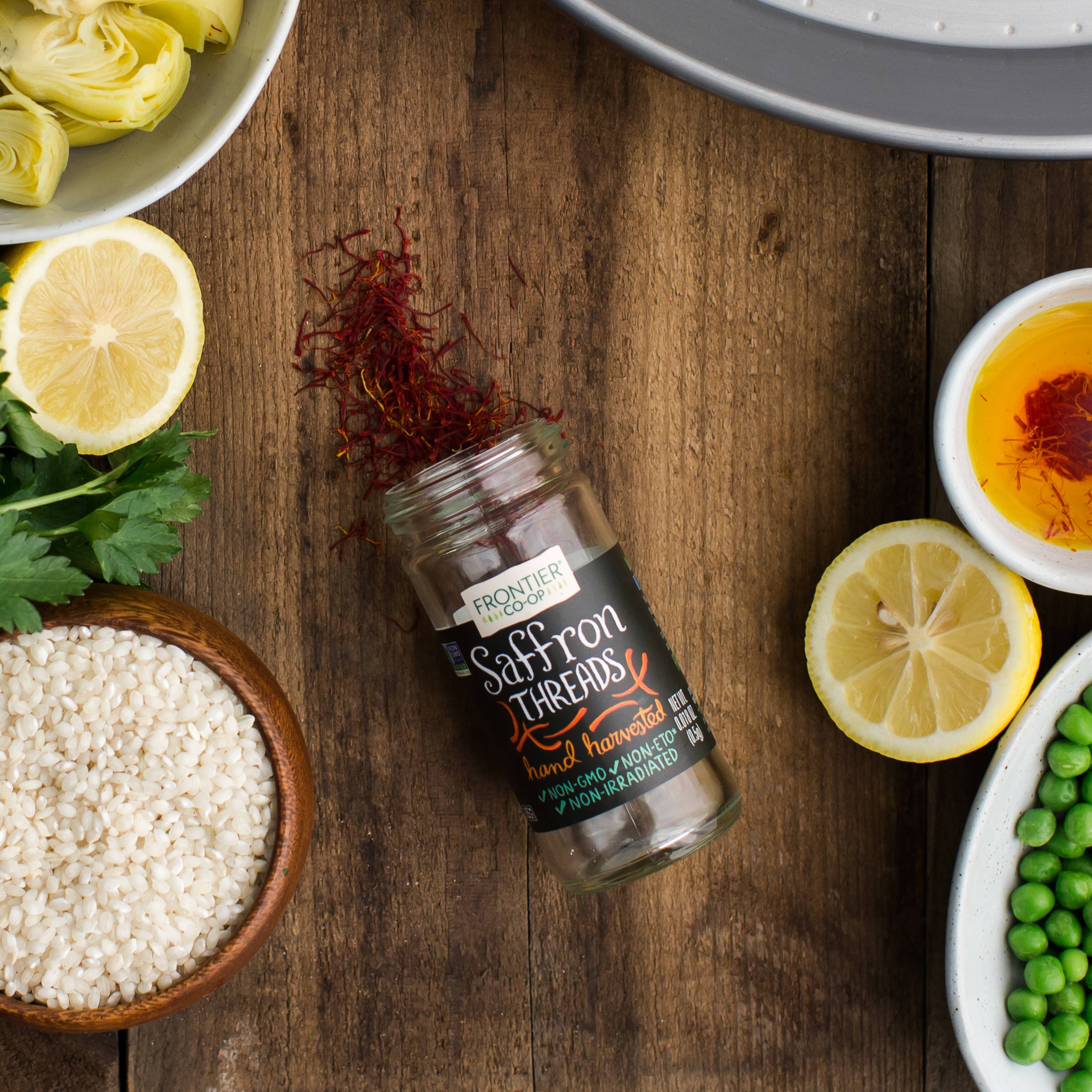 Saffron Threads, Non-GMO, Non-ETO, Kosher 0.5 Gram