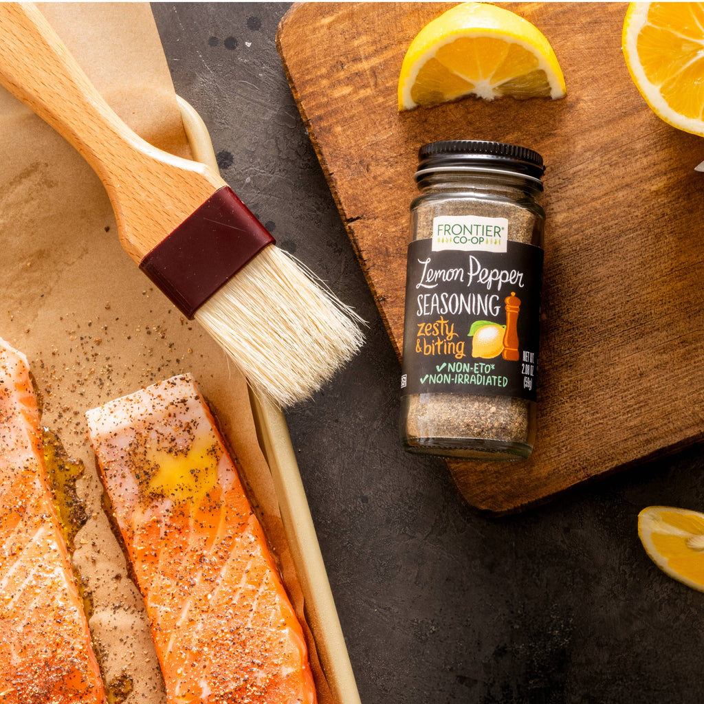 Lemon Pepper Seasoning, Non-ETO, Kosher, 2.08 Oz.
