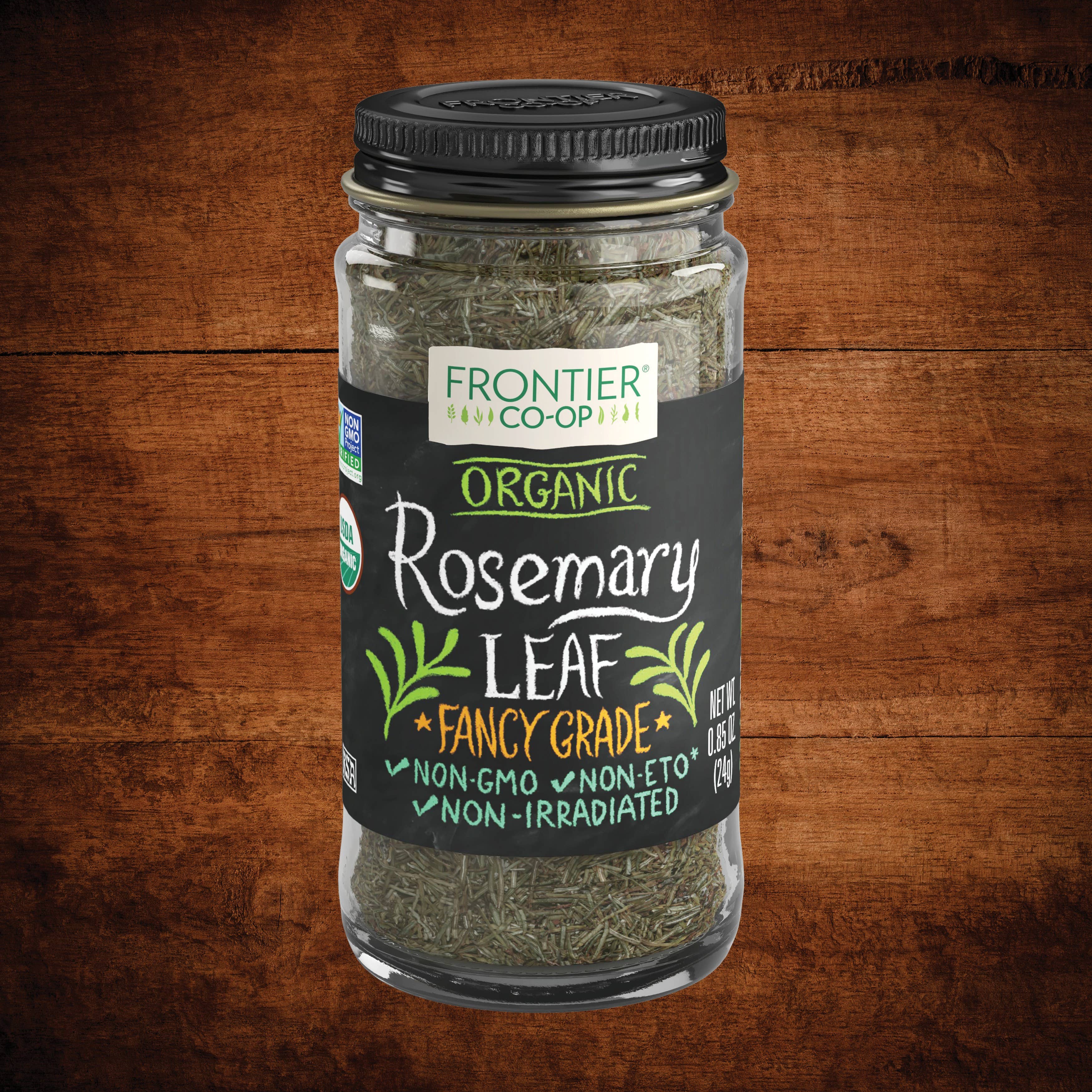 Organic Rosemary Leaf (Fancy Grade) Non GMO, 0.85 Oz