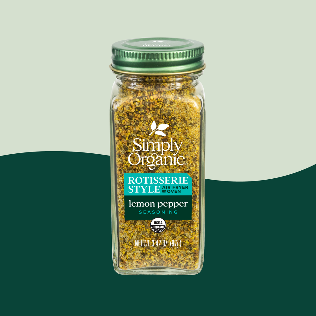 Organic Lemon Pepper Rotisserie Style Seasoning, 3.42 Oz