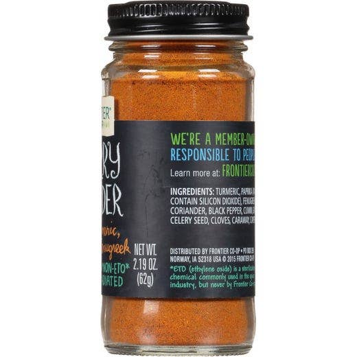 Curry Powder With Turmeric & Paprika, Non-GMO, Non-ETO