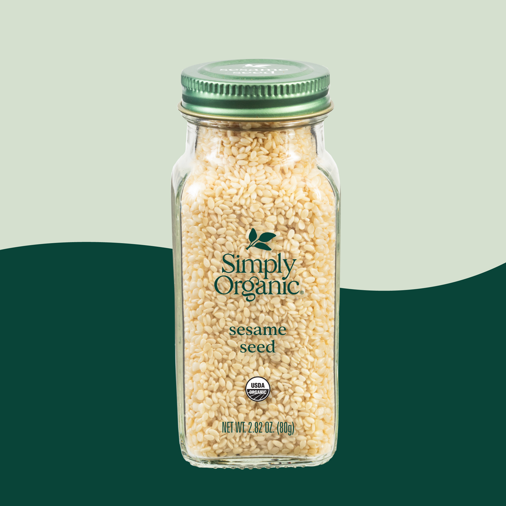 Pure White Sesame Seed, Certified Organic, Kosher 2.82 Oz