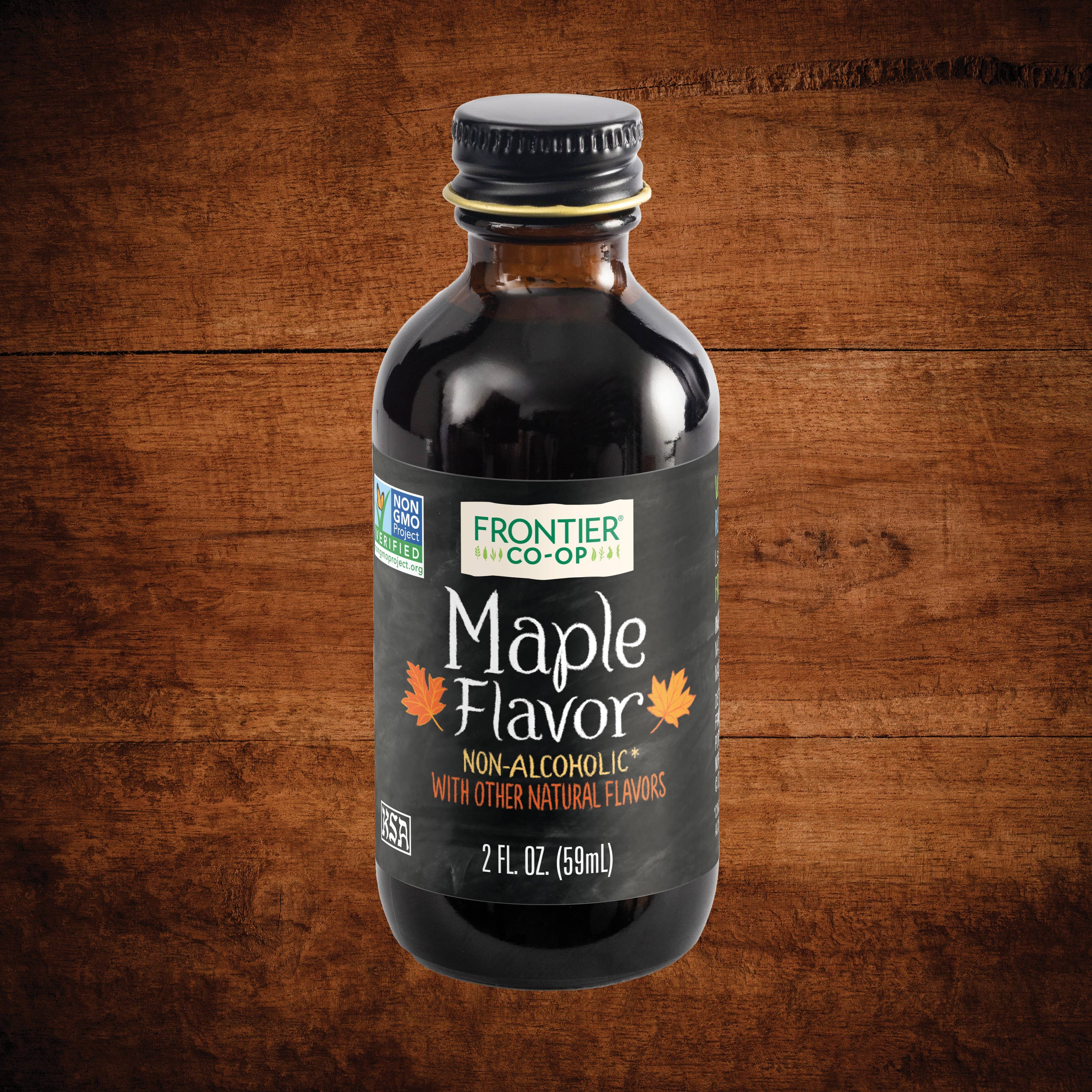 Maple Flavor, Non-Alcoholic, Non-GMO, Kosher, 2 Fl. Oz.