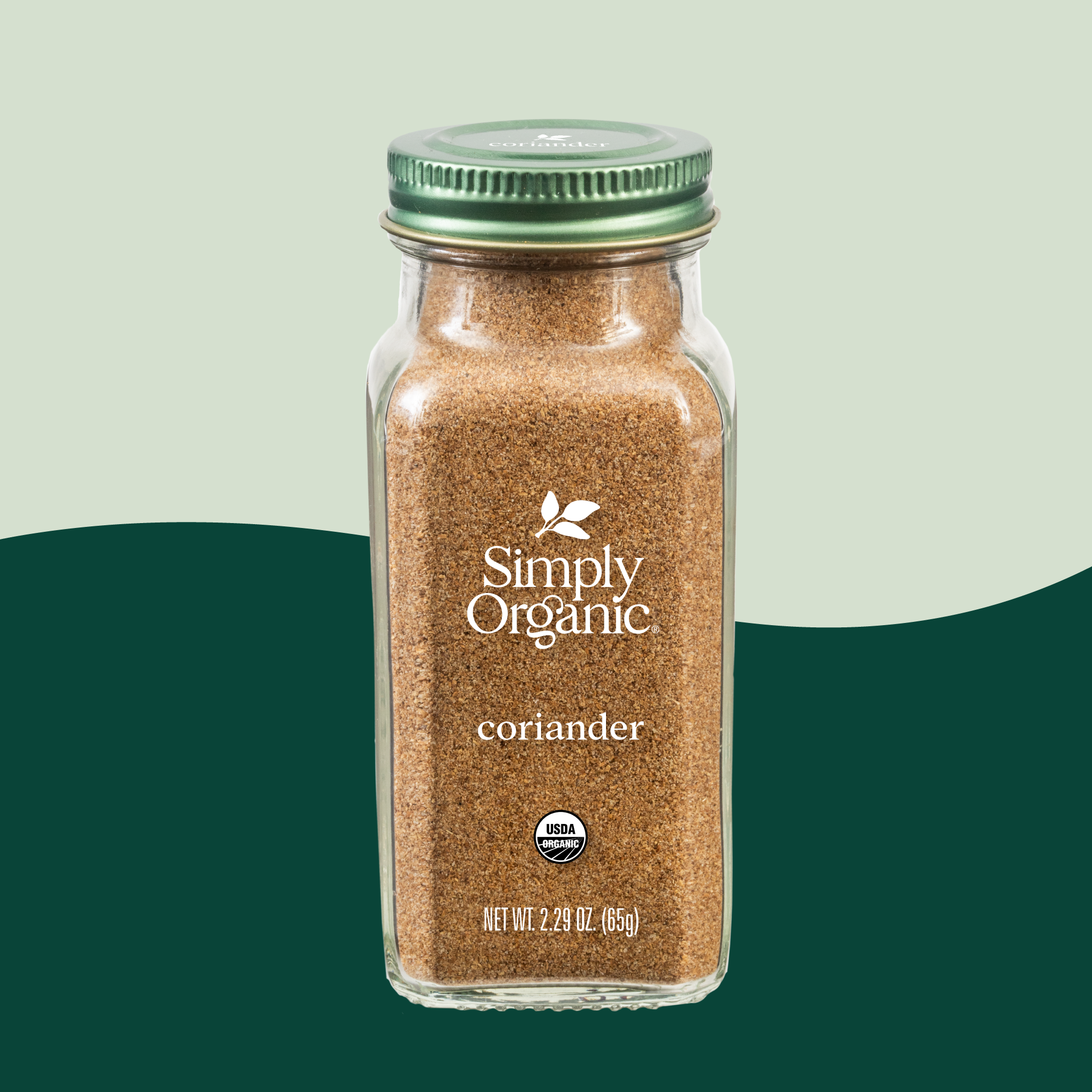 Pure Ground Coriander, Certified Organic, Kosher, 2.29 Oz