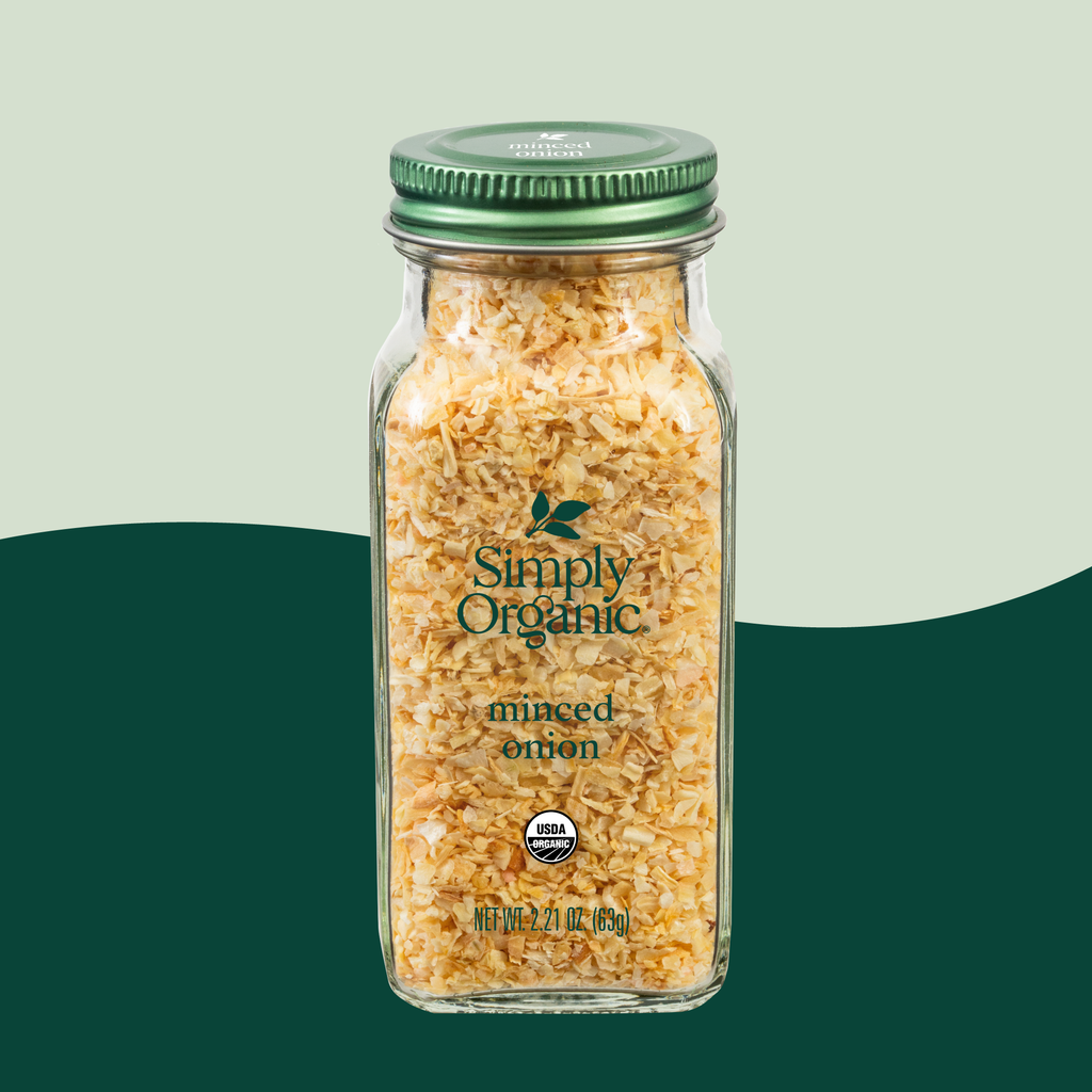 White Minced Onion, Certified Organic, Kosher, 2.21 Oz