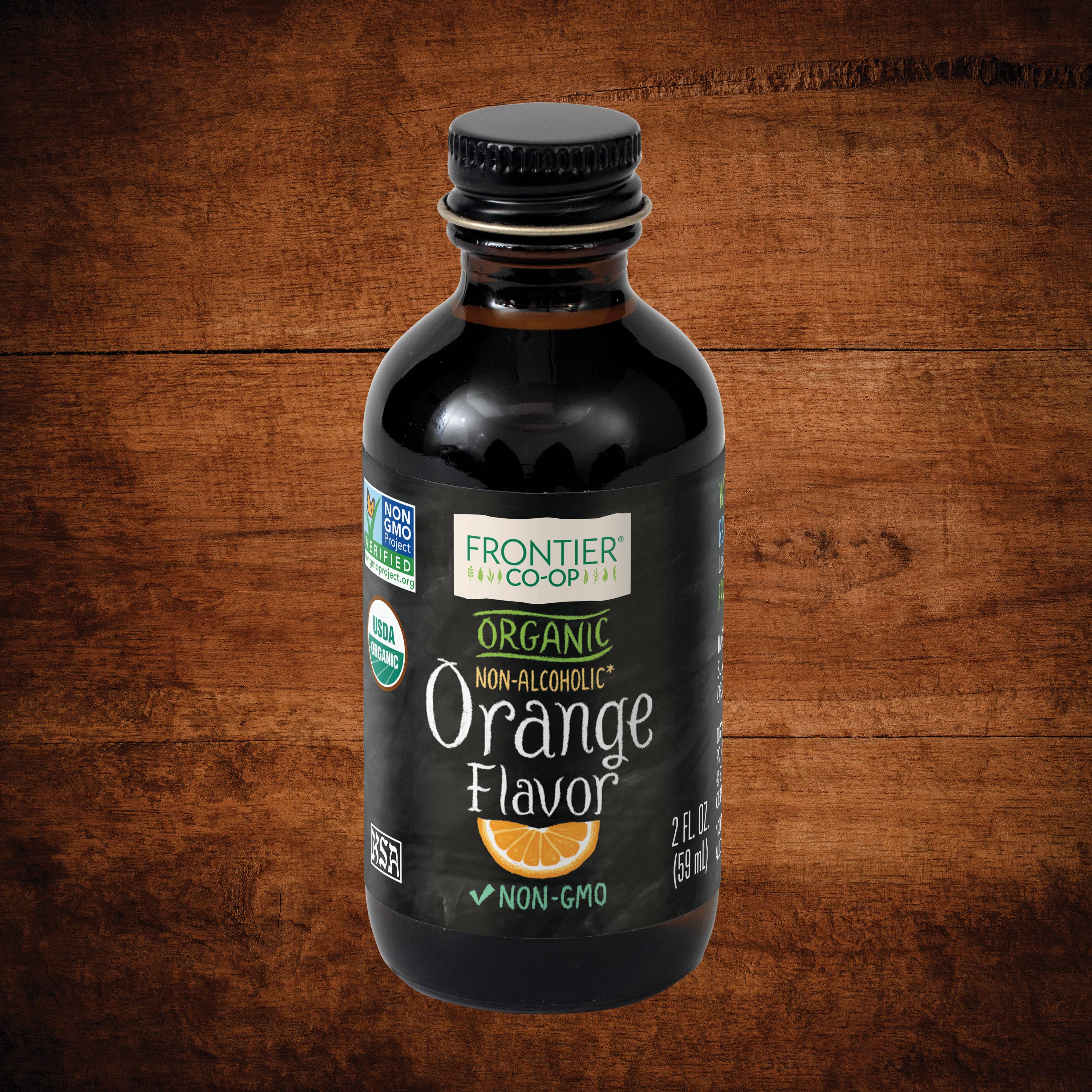 Orange Flavor, Certified Organic, Non-Alcoholic 2 Fl. Oz.
